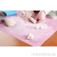 Life and. 19" x16" Large Massive Pastry Fondant Silicone Work Rolling Baking Mat with Measurements Ramdom Color - B015GV9RWE